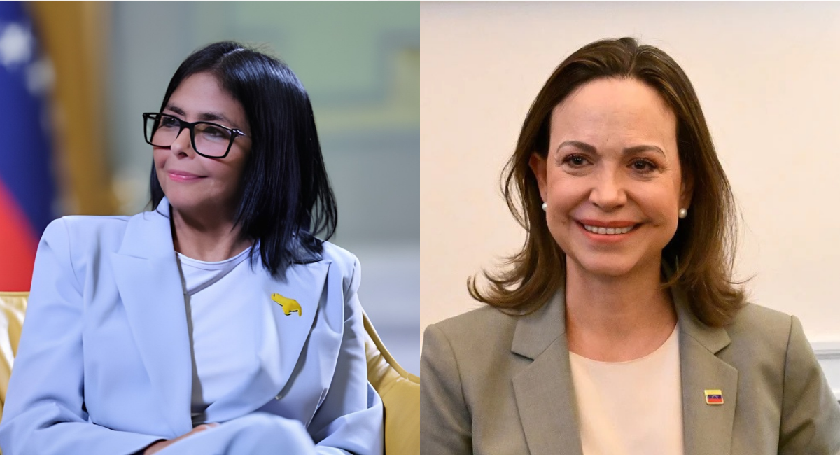 "Podía evitarse el show": Delcy Rodríguez critica regreso de María Corina Machado a Venezuela