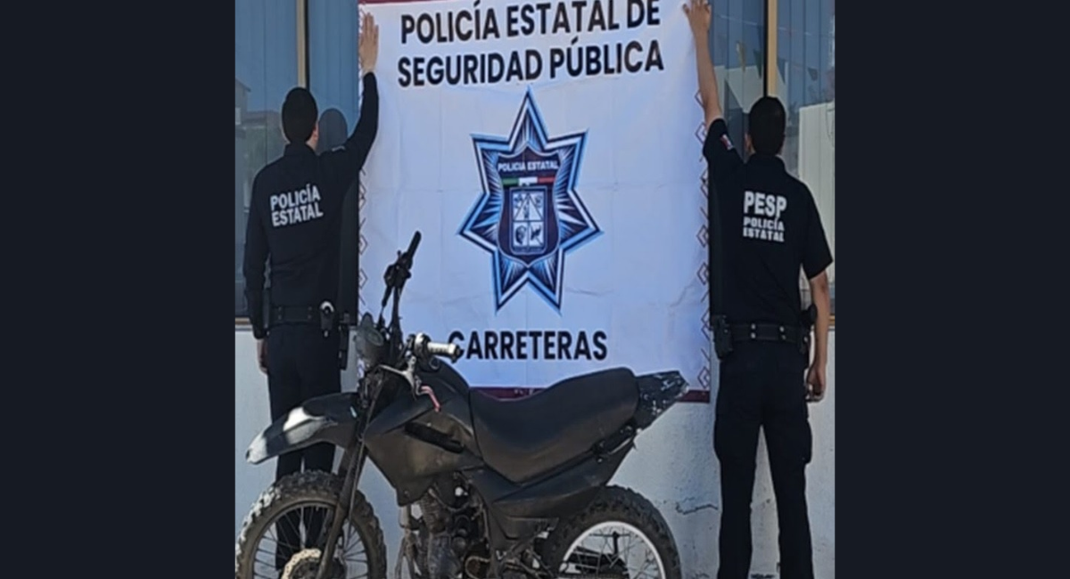 Policía Estatal decomisa arma de fuego y metanfetamina en carretera Magdalena-Cucurpe