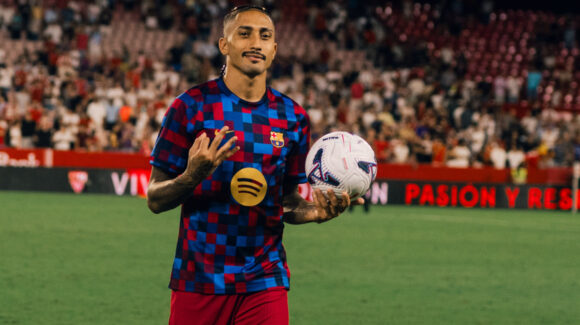 Respira el Barcelona tras descartar lesión de Raphinha; estará disponible para enfrentar al Getafe en LaLiga