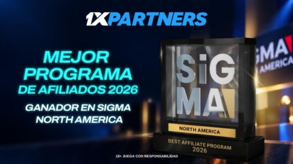 Reconocimiento en Norteamérica: 1xAffiliates gana el premio al mejor Programa de Afiliados SIGMA 2026