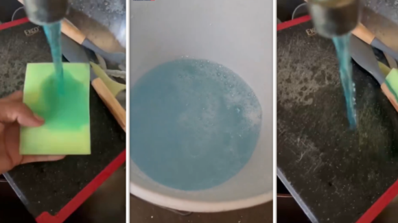 Reportan agua azul en sectores de Guadalajara; vecinos alertan por calidad del suministro