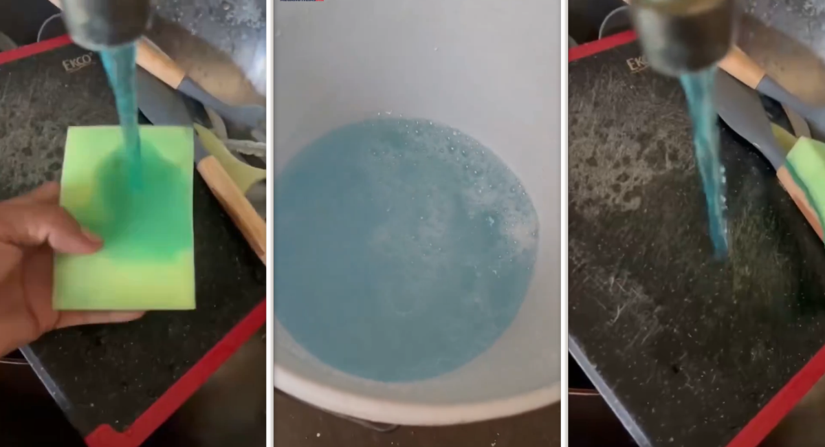 Reportan agua azul en sectores de Guadalajara; vecinos alertan por calidad del suministro