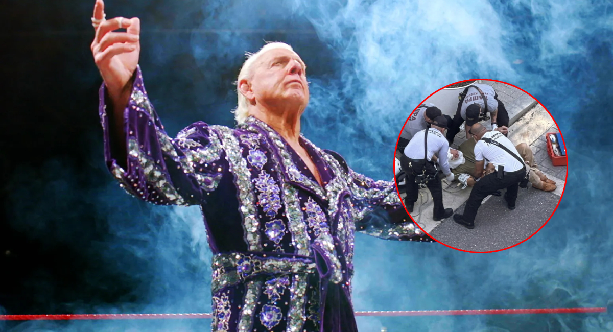 Ric Flair sufrió una aparatosa caída, horas después de que la exsuperestrella de la WWE informara de graves complicaciones de salud