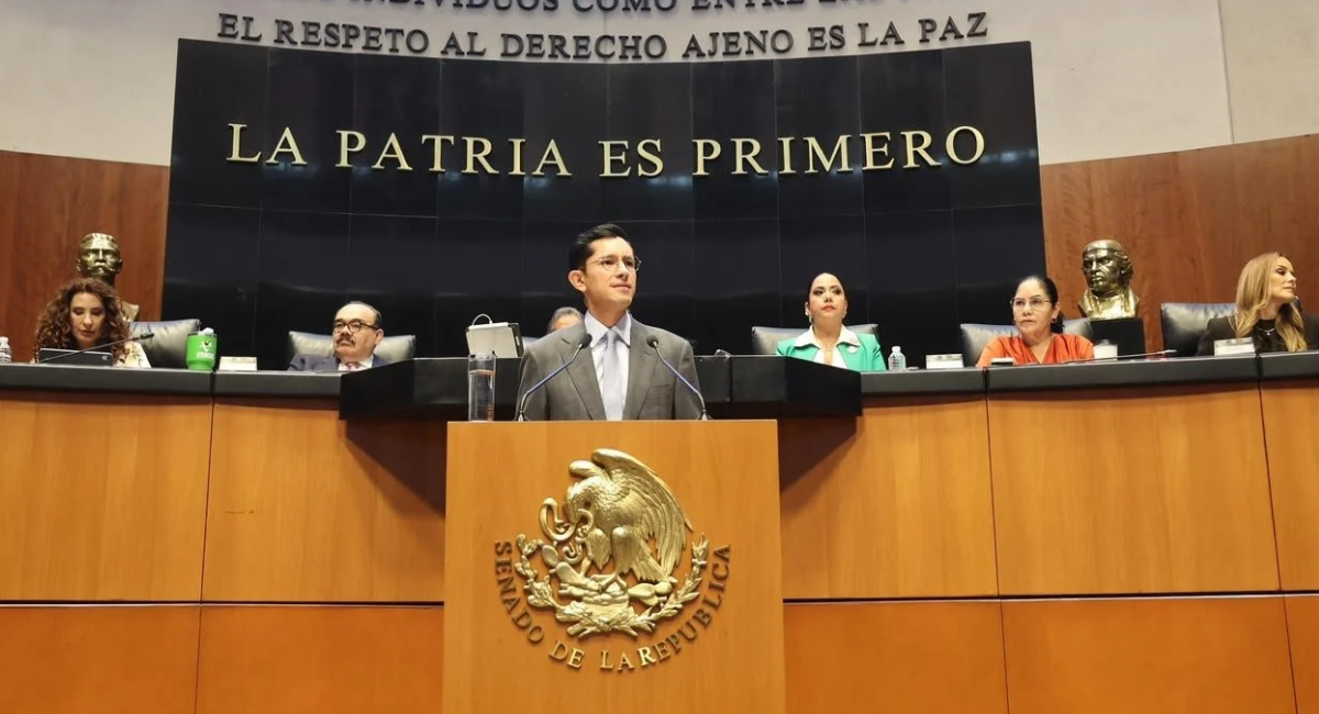 Roberto Velasco comparece ante el Senado; destaca avances con EU y defiende soberanía