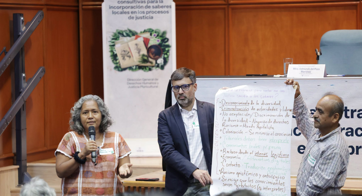 SCJN impulsa un modelo de justicia intercultural mediante guía de saberes locales