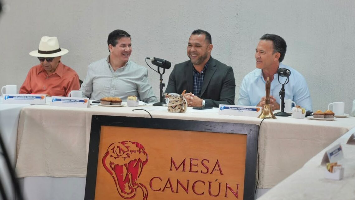 Samuel Borbón Lara destaca ante la Mesa Cancún las obras prioritarias de agua e infraestructura en Álamos