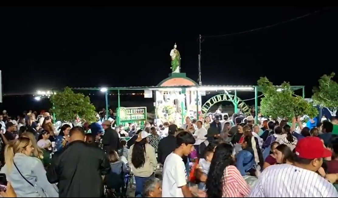 San Judas Tadeo reúne a miles de devotos en capillas de Guaymas y Empalme