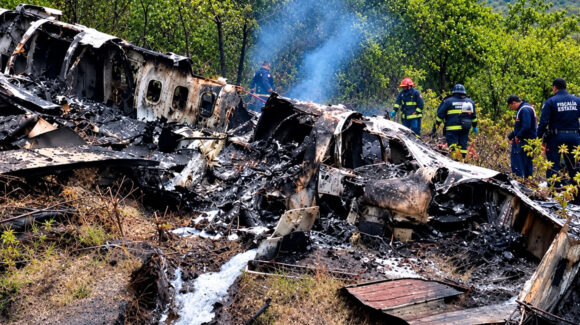 Se desploma aeronave que viajaba de Nayarit a Aguascalientes; hay dos muertos y dos detenidos