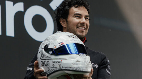 ‘Checo’ Pérez revela el casco que usará en el GP de México 2026 para celebrar sus 300 carreras en la F1