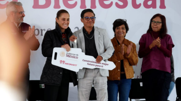 Sheinbaum destaca créditos Infonavit con pagos fijos y anuncia entrega de viviendas en Morelia
