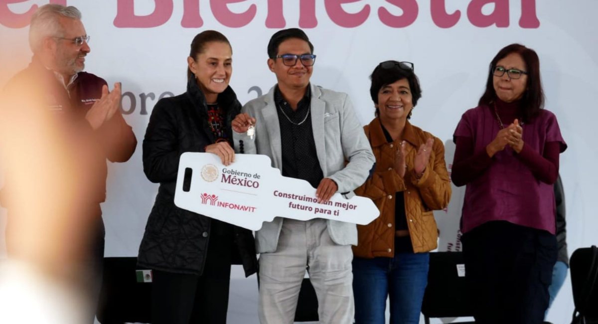 Sheinbaum destaca créditos Infonavit con pagos fijos y anuncia entrega de viviendas en Morelia