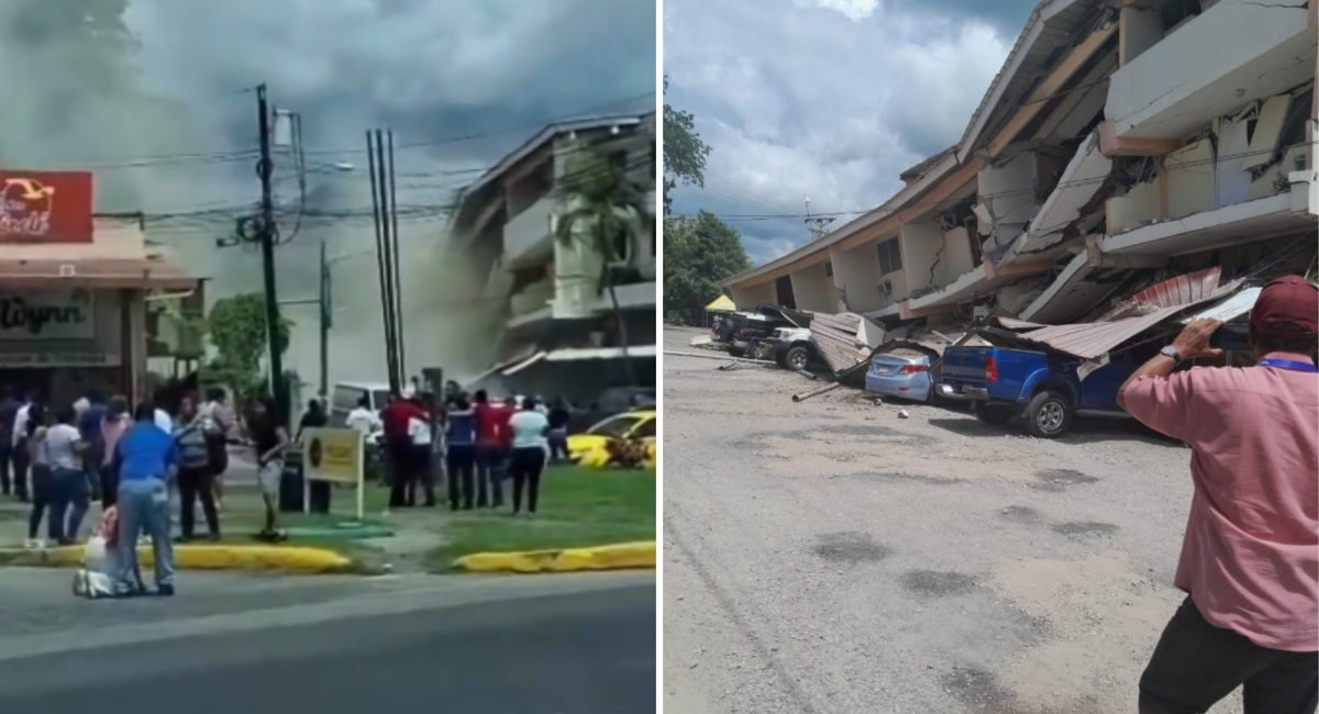 Sismo de magnitud 7.7 en Panamá videos muestran daños y edificios colapsados