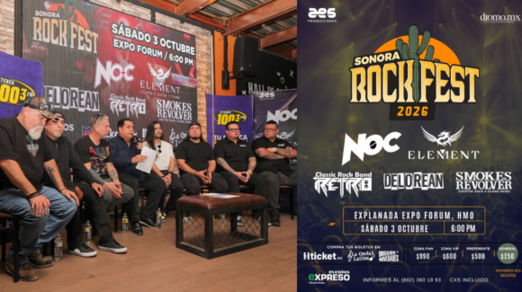 Sonora Rock Fest 2026 a punto de Sold Out: Zona Fan agotada y estas bandas encenderán Hermosillo
