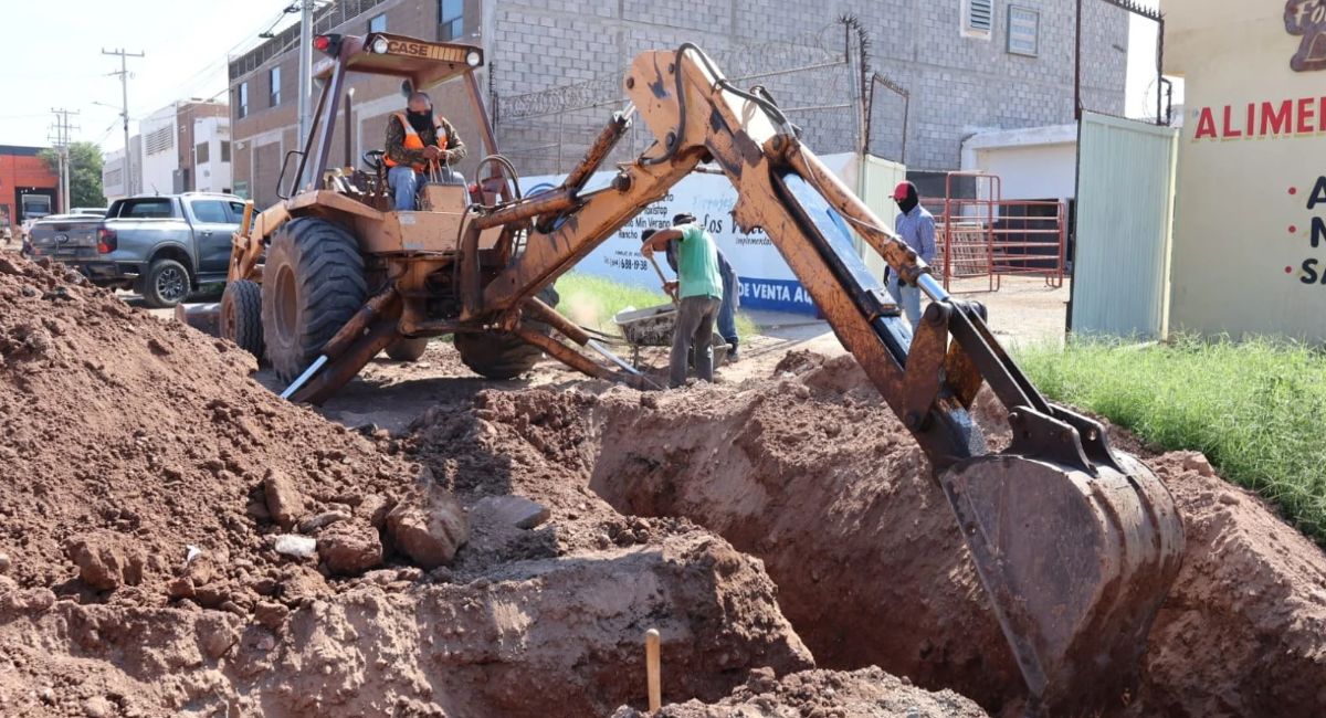 Supervisa Javier Lamarque avances en obras hidráulicas, sanitarias y viales en Cajeme