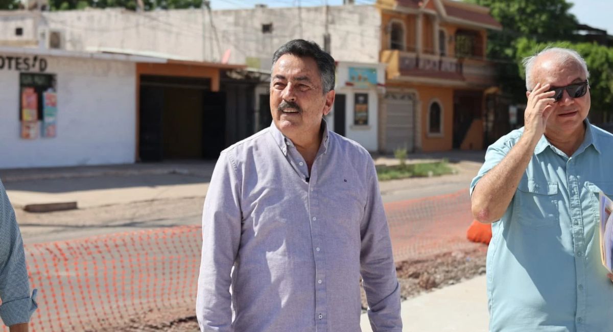 Supervisa Javier Lamarque avances en obras hidráulicas, sanitarias y viales en Cajeme