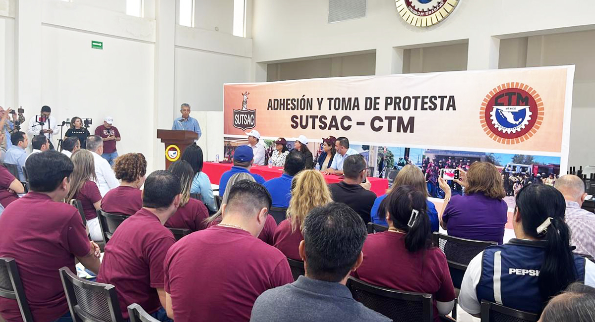 Sutsac busca fortalecer derechos laborales y atención médica de sus mil 300 agremiados
