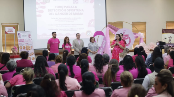 Sutsac promueve prevención del Cáncer de Mama con conferencia y taller de autoexploración en Cajeme