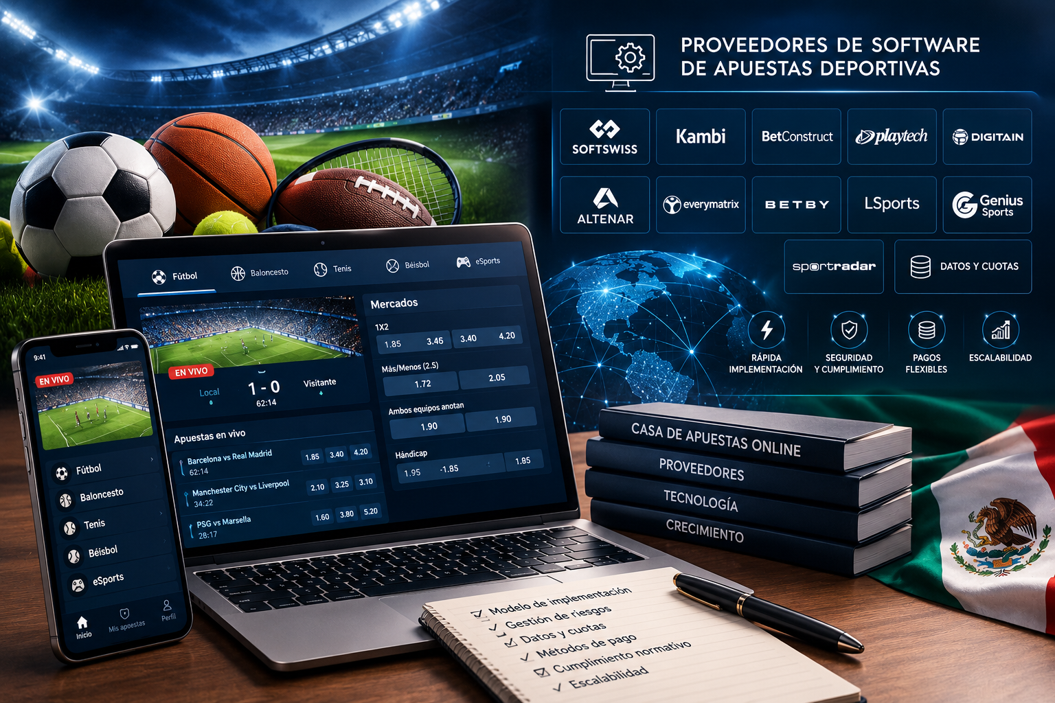 Tecnología para apuestas deportivas en México