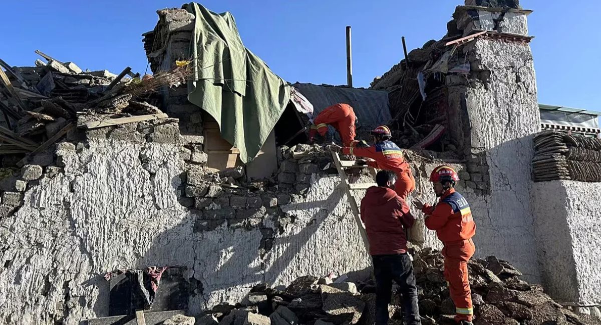Terremoto de 7.0 en el Tíbet deja al menos 16 fallecidos y decenas de heridos