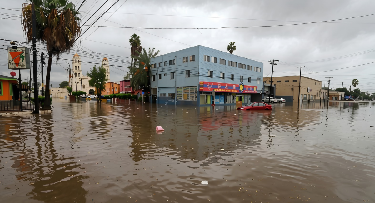 Tormenta tropical 'Rachel' provoca graves inundaciones y cierres viales en Las Vegas