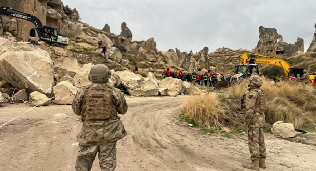 Tragedia en Turquía: Derrumbe de formación rocosa en Capadocia deja tres muertos y cinco heridos