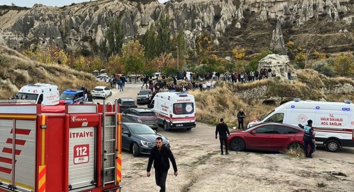 Tragedia en Turquía: Derrumbe de formación rocosa en Capadocia deja tres muertos y cinco heridos