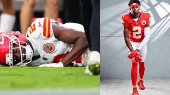 VIDEO: Tyquan Thornton sufre aparatosa lesión de tobillo tras brillar con Chiefs ante los Raiders en la NFL
