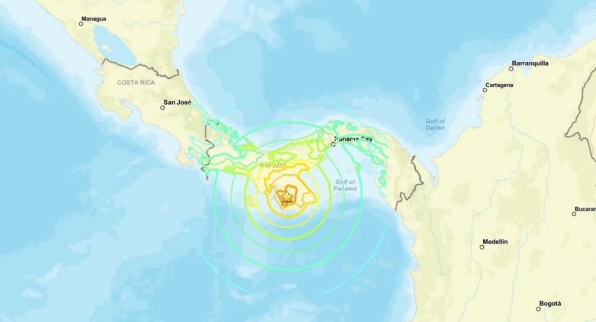 ÚLTIMA HORA: Se registra sismo de magnitud 7.7 en Panamá; advierten riesgo de tsunami