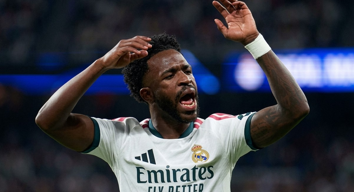 Vinicius recibió una sanción de cuatro partidos por el Comité de Disciplina de LaLiga, causando baja del Real Madrid para el clásico