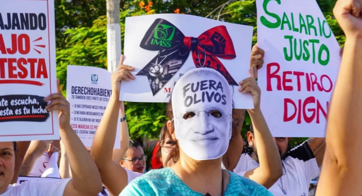 Zoé Robledo anuncia mesa de negociación con el sindicato del IMSS tras rechazo al aumento salarial