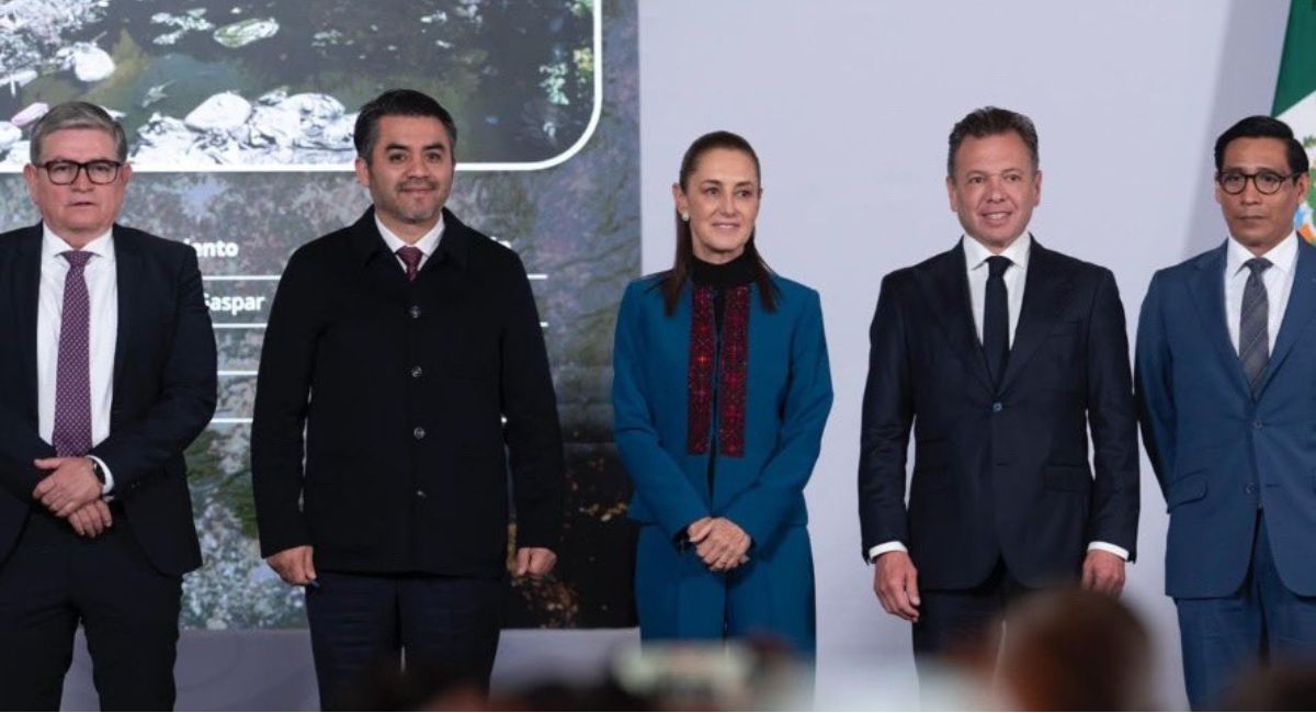Lemus y Sheinbaum anuncian proyecto de 25 mil mdp por garantizar agua en Guadalajara