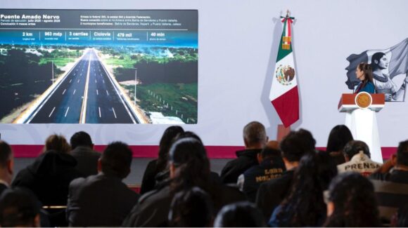 Inauguran puente Amado Nervo entre Jalisco y Nayarit: Reducirá hasta 40 minutos los traslados