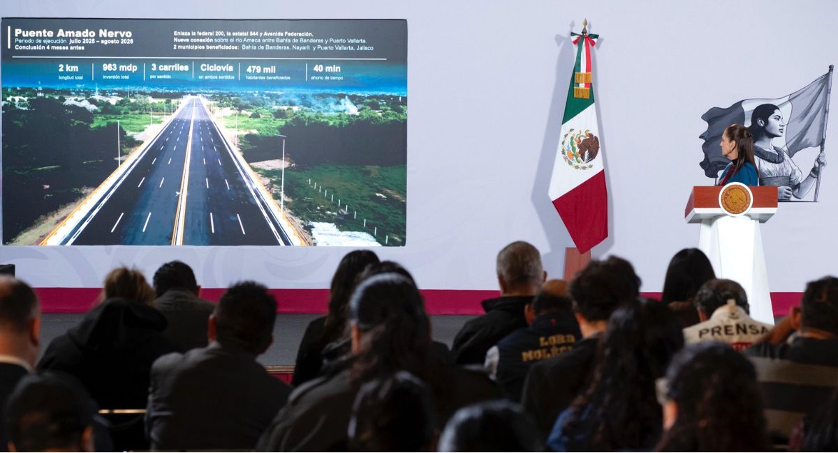 Sheinbaum inaugura el puente entre Vallarta y Bahía de Banderas