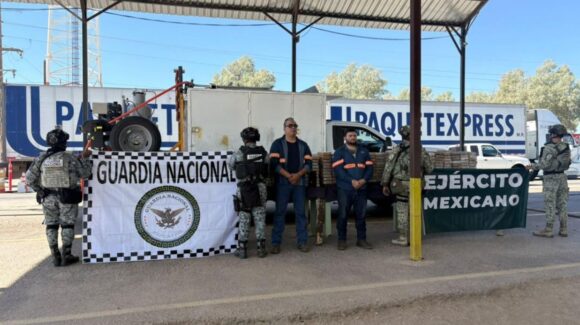 Aseguran más de una tonelada de drogas en San Luis Río Colorado, Sonora; confirman dos detenidos
