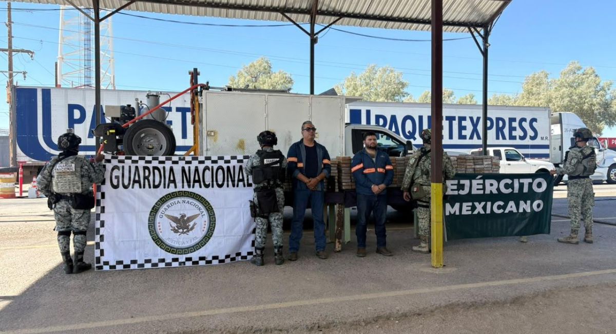 Aseguran más de una tonelada de presunta cocaína en San Luis Río Colorado