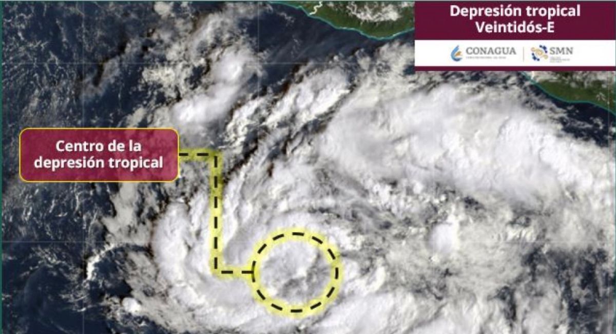 Nuevo ciclón del Pacífico podría llegar a huracán categoría 3