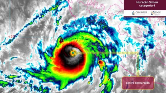 Huracán ‘Simón’ HOY domingo 11 de octubre: Ruta, estados en ALERTA y cuándo llegaría a Sinaloa