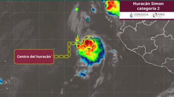 Huracán ‘Simón’ es categoría 2: Esta es su ubicación y trayectoria HOY miércoles 14 de octubre