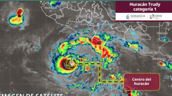Alerta por Huracán ‘Trudy’: Ubicación y trayectoria HOY 15 de octubre; ¿qué estados tendrás LLUVIAS?