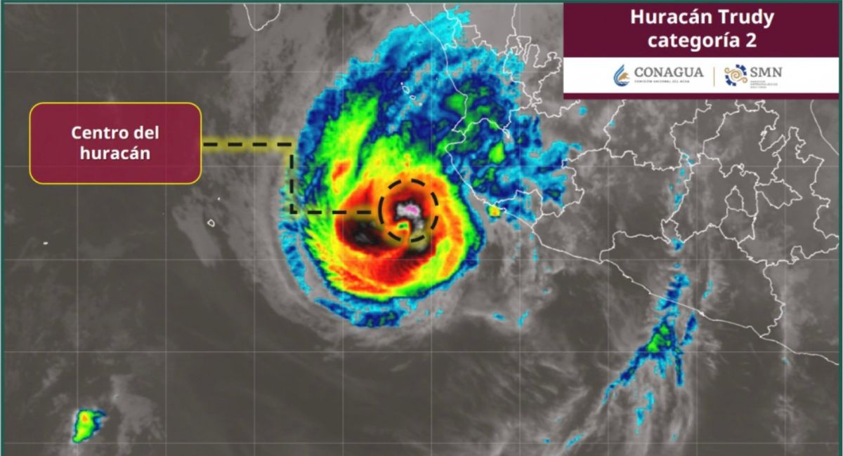 ¿Dónde está el huracán 'Trudy' HOY? Esta es su ubicación