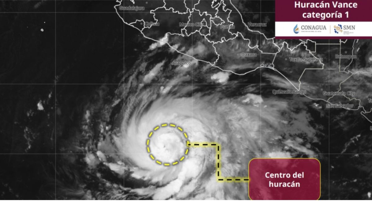 Huracán 'Vance' en México: Pronóstico y trayectoria