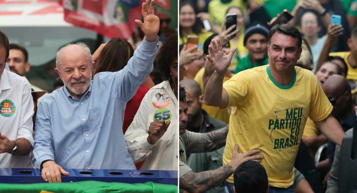 Lula busca la reelección frente a Flávio Bolsonaro en las urnas de Brasil