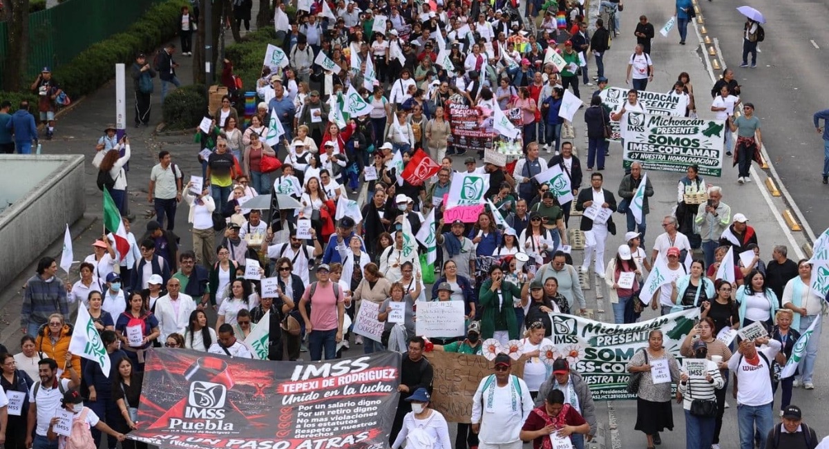 Megamarcha IMSS 30 de octubre: calles afectadas y horarios