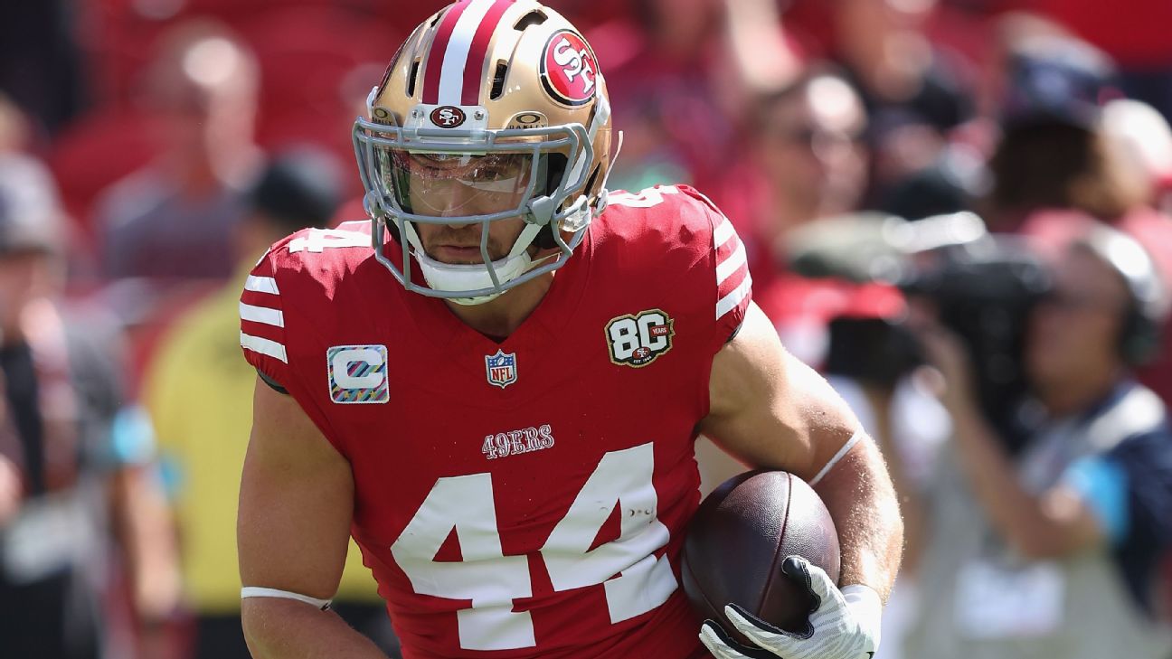 VIDEO: Kyle Juszczyk abandona a los 49ers ante los Broncos tras salir lesionado en brutal colisión