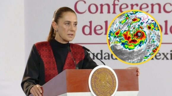 Gobierno de Sheinbaum alerta por huracán ‘Simón’ en México: Trayectoria, riesgos y precauciones