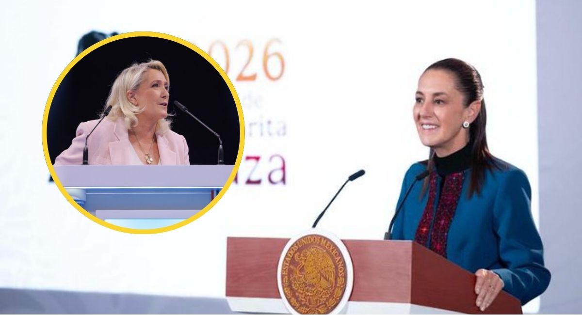Sheinbaum responde a Marine Le Pen por hablar de la "mexicanización" de Francia