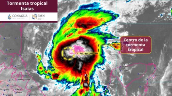 Tormenta tropical ‘Isaías’ se intensifica en el Golfo de México HOY: ¿Cuáles serán sus efectos y TRAYECTORIA?