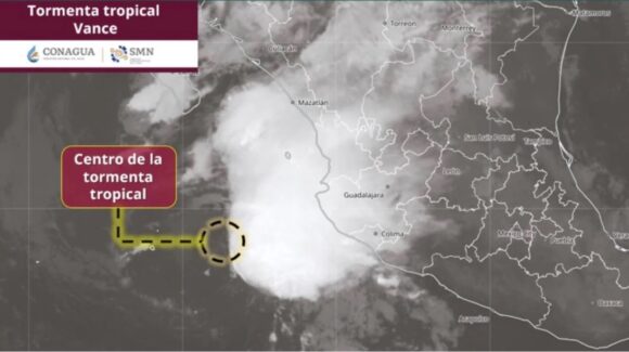 Tormenta tropical ‘Vance’ avanza hacia el norte y amenaza con LLUVIAS INTENSAS en estos estados de México